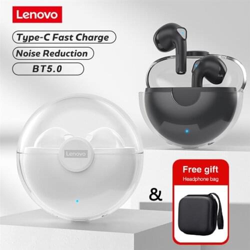 Original Lenovo LP80 TWS Blue tooth Wireless Earphones Sport Waterproof Headsets Low-Latency Gaming Music Touch Control Earbuds