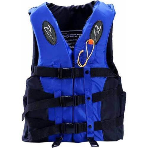 Professional Life Vest Children Adult Reflective Adjustable Waistcoat Jacket With Whistle For Drifting