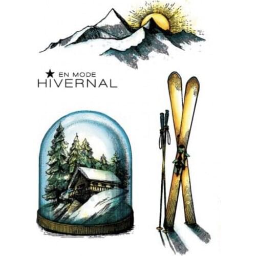 11x16 painting Transparent Clear Rubber Stamp Sheet Cling Scrapbooking Photo Album PaperCard DIY Craft