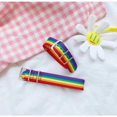 Rainbow Lesbians Gays Bisexuals Transgender Bracelets for Women Girls Pride Woven Braided Men Couple Friendship Jewelry