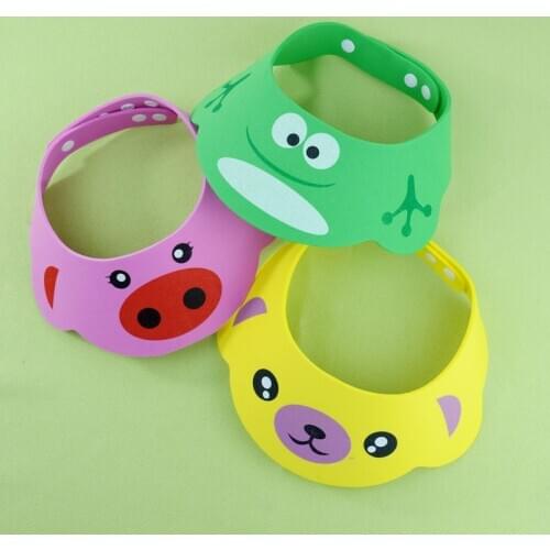Shampoo cap Baby Adjustable Hat Toddler Wash Hair Shield Direct Visor Caps For Children Kids Shampoo Bathing Shower Cap Baby Car
