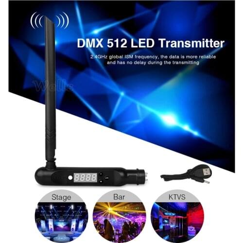 Miboxer FUTD01 DMX 512 LED Transmitter 2.4G Wireless 3Pin XLR DMX512 Receiver Adapter for Disco LED Stage PAR Effect Lights