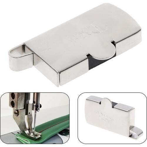 Universal magnet seam guide for domestic industrial sewing machine presser foot