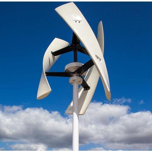 R&X Maglev Wind Generator Power Turbine Vertical 400w 12v/24v 3 Blades 2019 New Free Charge Controller High Quality