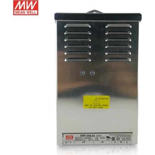 MEAN WELL ERP-350-24 350W 14.6A 24V Rain-proof LED Power Supply 220VAC to 24V DC Transformer