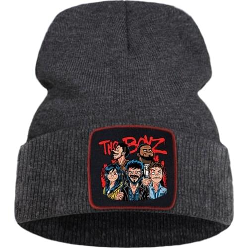Wool Cotton Unisex Knitted Cap The Boys Creative Print Skullies Hats Casual Outdoor Comfort Caps Street Hot Sale Beanie Hat
