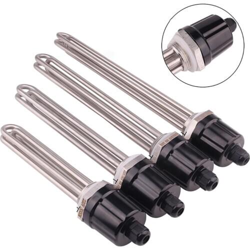 BSP DN32/DN40 Thread Stainless Steel Electrical Heating Pipe Element Replacement