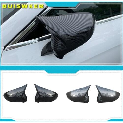 Black Side Wing Mirror Caps For Audi A4 A5 B9 2017 2018 2019 S4 S5 RS5 allroad Quattro replace Covers (Glossy Pearl Black)