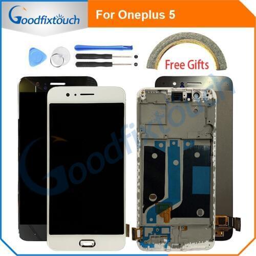 AMOLED For Oneplus 5 5T LCD Display Screen Touch Digitizer Assembly With Frame Touch Screen For One Plus A5000 A5010