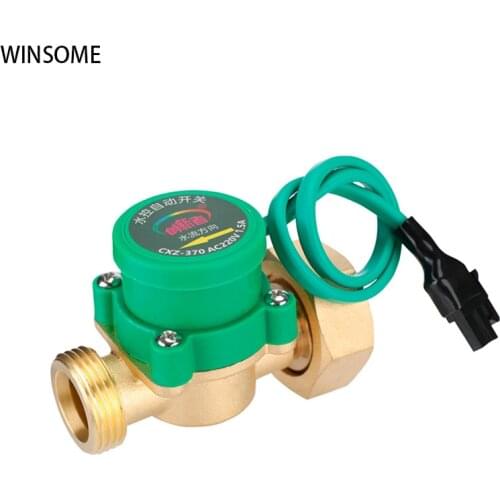 1/2inch 3/4inch Male Thread Connector Circulation Pump Automatic Water Flow Sensor Switch Pressure Controller 220V 120W -370W