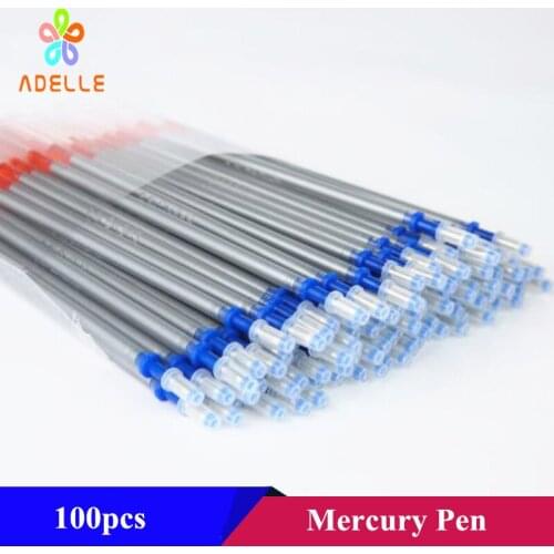 100pcs/lot Mercury pen leather PU marker leather tools 5 colors silver/white/black/red/blue DIY free shipping wholesale