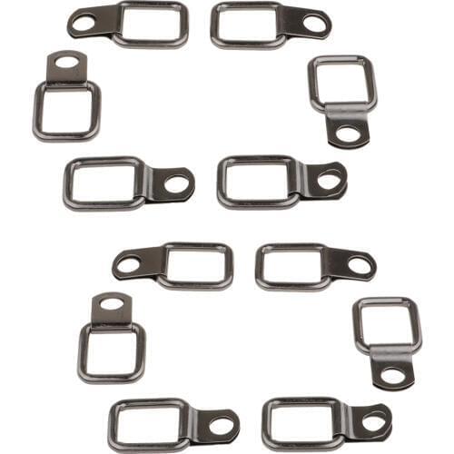 12pcs Small Steel D-ring Fasteners For Case Truck Cargo Trailer Anchor Rv