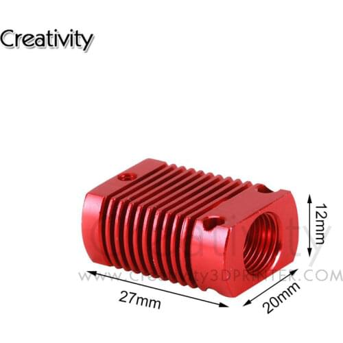 2PCS 3D Heat Sink Radiator Fin Aluminum Cooling Block 27mm for CR8/ CR10 Series/ Ender-3 3D Printer MK10 Extruder