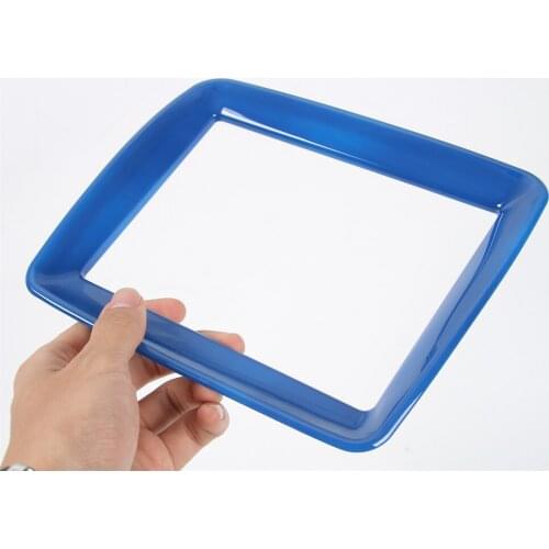 ABS Interior Decoration GPS Panel Decoration Frame Cover Trim for Jeep Compass 2017+ Car Decal Sticker Car Accessories Brand New