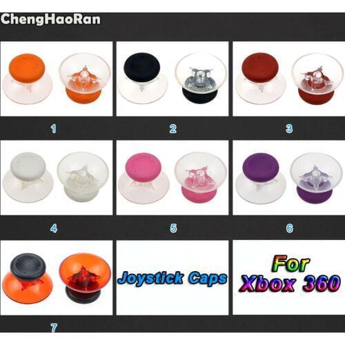 ChengHaoRan 2pcs Analog Joystick thumb Stick Grip Cap Replacement Repair Parts for Microsoft Xbox 360 Xbox360 Gamepad Controller