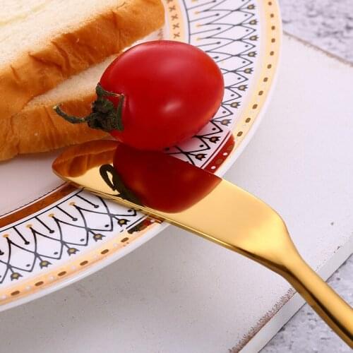 Butter Knife Stainless Steel Kitchen Cheese Knife Silver Dessert Cake Bread Tools Jam Spreader Utensil Cutlery Dessert Tools