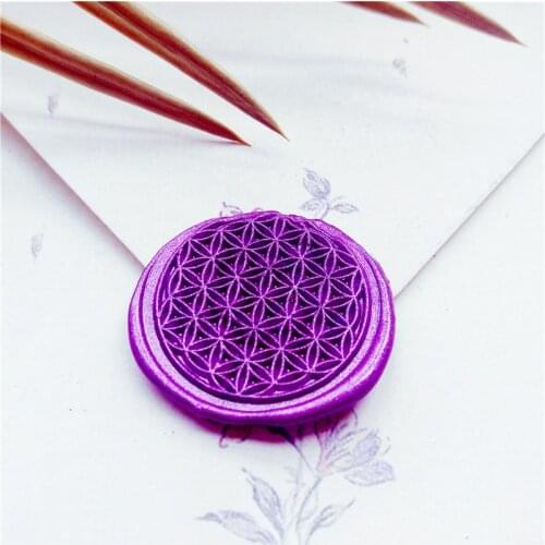 Life of flower l Stamp box creative candle seal stamp single wax stamp set / diy wax seal greeting gift seal wax stamp