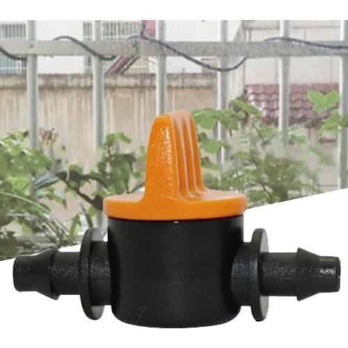 1/5Pcs 4/7mm Homehouse Garden Miniature Valves Irrigation Coupling Garden Valve Connector Switch Water Hose Water Barbed Sl N3N9