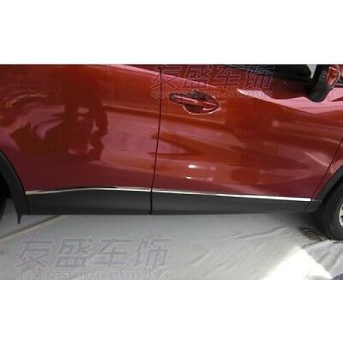 NEW Stainless steel door Side Molding Trim Chrome For Mazda CX-5 2012 - 2016