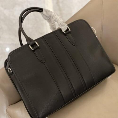 2021 new leather large capacity computer bag fashion briefcase mens handbag