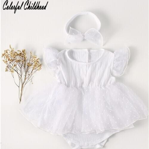 Newest Summer Cotton Baby girls Rompers Infant Toddler kids Lace flower Short-Sleeve Clothing Newborn childrens Overall outwear