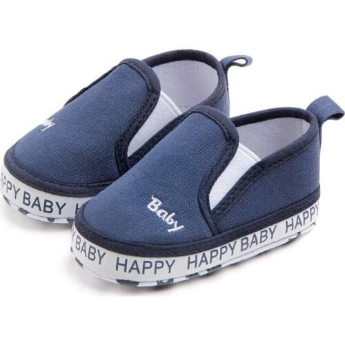 Baby Shoes Classic Canvas Letter Baby Girl Shoes Cotton First Walker Fashion Baby Boy Shoes