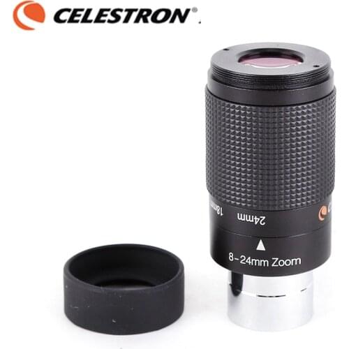 Celestron 8-24mm Eyepiece Zoom Continuous Zooming Variable Folding Fully Multi-Coated for 1.25'' 31.7mm Astronomical Telescope