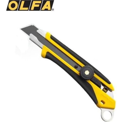 Olfa L-6 18mm Heavy Duty Cutter Knife Rubber Grip Multi Utility JAPAN