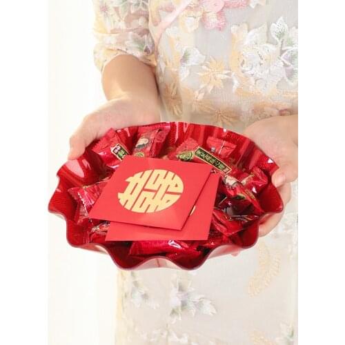 Supplies wedding candy tray plastic thickening