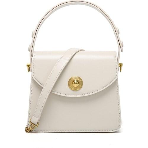 Light Luxury Niche Design Handbag Women Lock Chain Crossbody Small Square Bag Fashion Classic PU Soft Side Underarm Shoulder Bag