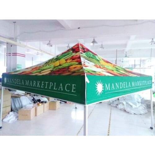 3x3m Pop Up Tent Garden Sun Shade Awning Shelter Marquee Foldable Canopy Tent for Events Roof Printed Display Promoted Marquees