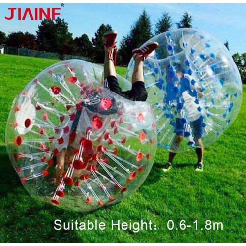 1.2m/1.5m/1.8m Air Bubble Soccer Zorb Ball 0.8mm PVC Air Bumper Ball Adult Inflatable Bubble Football,Zorb Ball