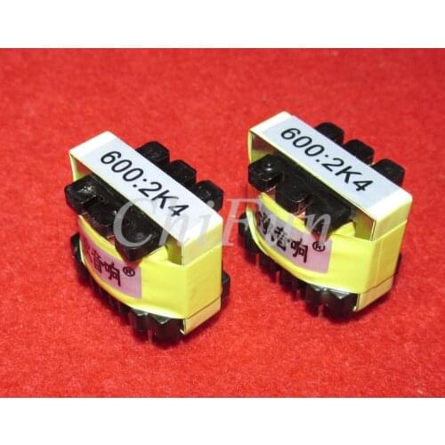 2PCS / 600:2K4 permalloy audio isolation transformer, balanced and unbalanced conversion audio isolator