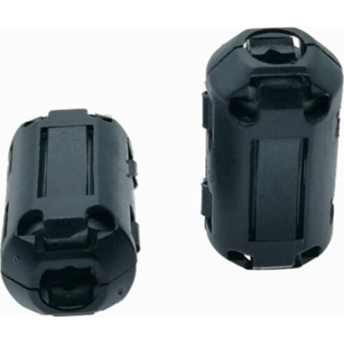 3.5MM 5MM 7MM 9MM 11MM Inner Bore EMI Filter Ferrite Bead Clip Cable Wire Noise Cancel Ferrite Ring Snap-in Black/Grey