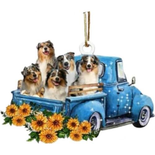 7 Types Convenient Exquisite Sunflower Pattern Hanging Decor Long Lasting Pendant Decor Wide Application for Gifts