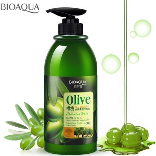 BIOAQUA Professional Anti-Dandruff Improve Scalp Itching Olive Oil Hair Shampoo Soft Refreshing Oil Control Hair Care 400ml