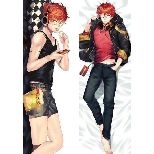 Coscase Anime Mystic Messenger Dakimakura Jumin Han Zen 707 Dakimakura Body Decorative Pillowcases Hugging Pillow Cover Case