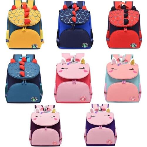 Cartoon 3D Dinosaur Kids Backpacks Little Boys Preschool Bags Girls Baby Cute Toddler Children Schoolbag Kindergarten Bag Brand