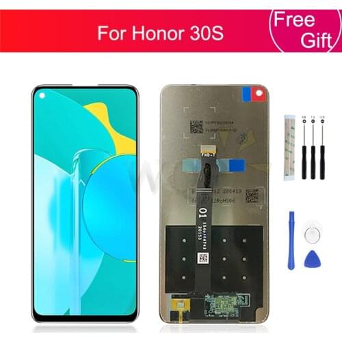 For Honor 30s LCD display Touch Screen Digitizer assembly For Honor 30s LCD CDY-AN90 replacement repair parts 6.5"