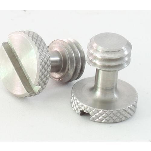 Two 3/8" unc camera screw for quick release plate and tripod 5D2 5d3 7D