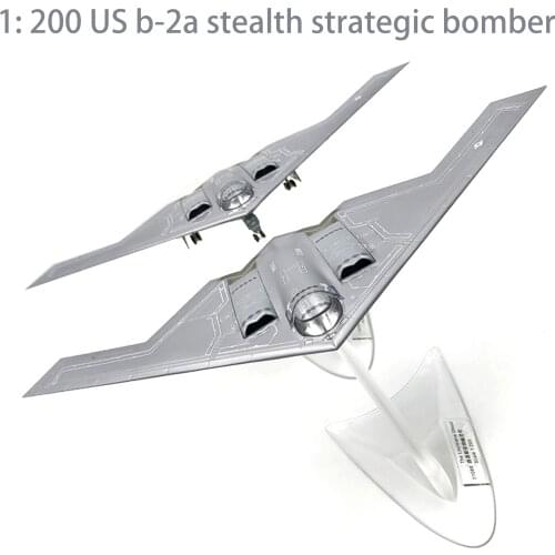 Fine 1:200 us b-2a stealth strategic bomber Alloy aircraft model pendants