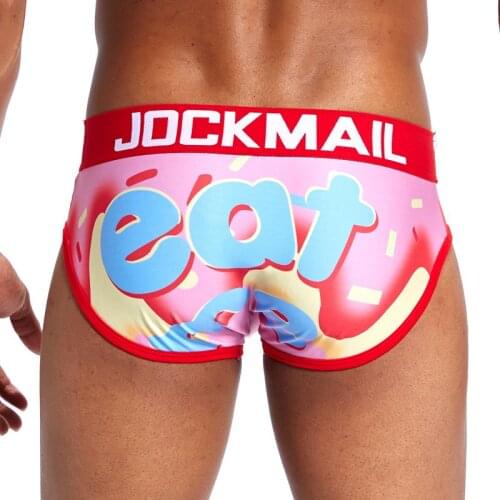 JOCKMAIL Brand Low Waist Sexy Men Underwear Briefs cuecas Gay Penis Pouch slip homme Gay Men Underwear Breathable Male panties