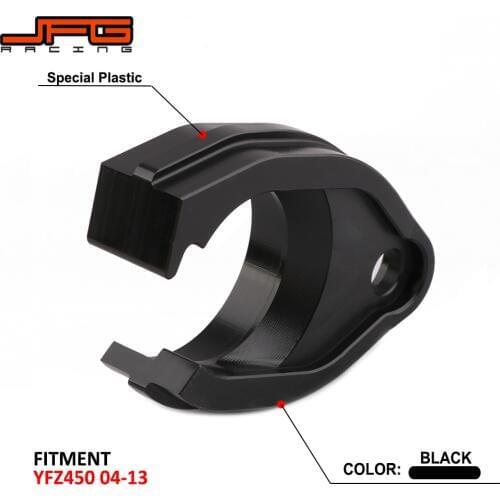 Motorcycle Black Plastic Swingarm Chain Guide Cover For YAMAHA YFZ450 YFZ 450 2004 2005 2006 2007 2008 2009 2010 2011 2012 2013