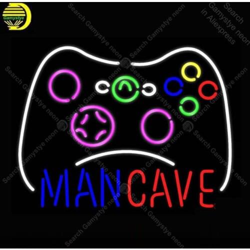 NEON SIGN For Man Cave Gamepad NEON Bulbs Sign Decor Handcraft Beer Game Room light up sign Business Neon lights for sale BRIGHT
