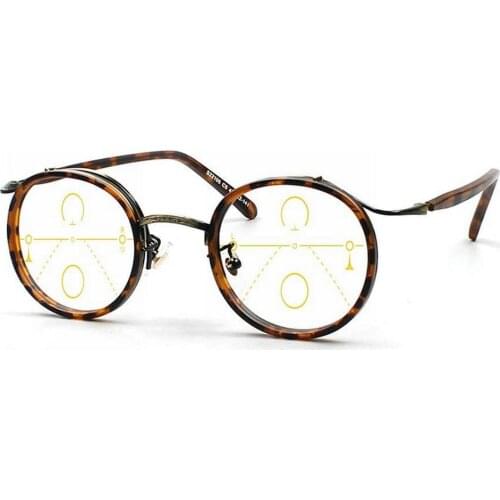 2019 New Leoaprd Progressive Multifocal Transition Sunglasses Photochromic Reading Glasses Points for Reader Near Far Sight NX