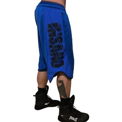 2021 new mens sports shorts, trendy brand five-point pants, mens summer loose large size running fitness casual pants