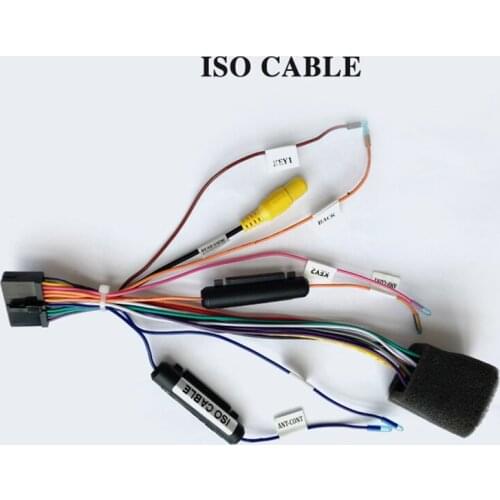 New Only For ARKRIGHT Head Unit Mental Material ISO Cable Universal Harness Cable Adaptor