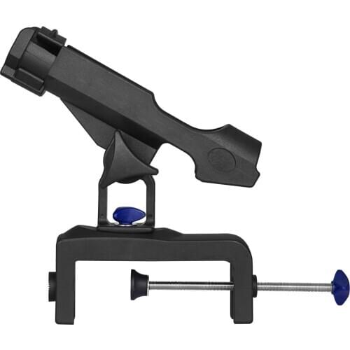 New 360 degree adjustable Fishing Rod Holders clamp on Removable Kayak Boat Support Pole stand Bracket