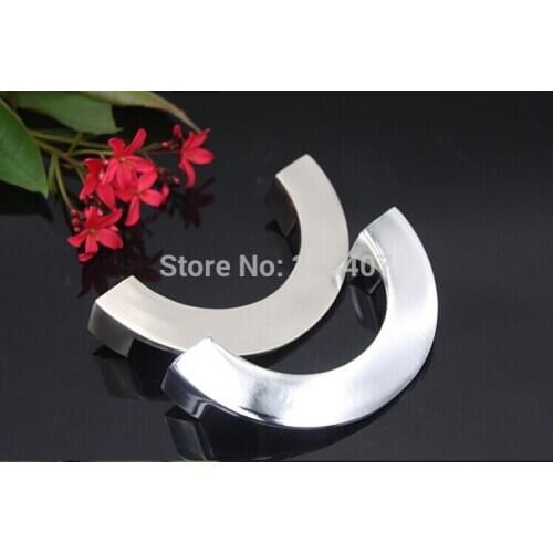 Alloy Silver Kitchen Cabinet Handles and Pulls / Furniture Pull Handle