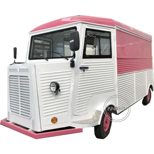 Silver color Electric food cart Mobile display food cart gelato ice cream barrel cart